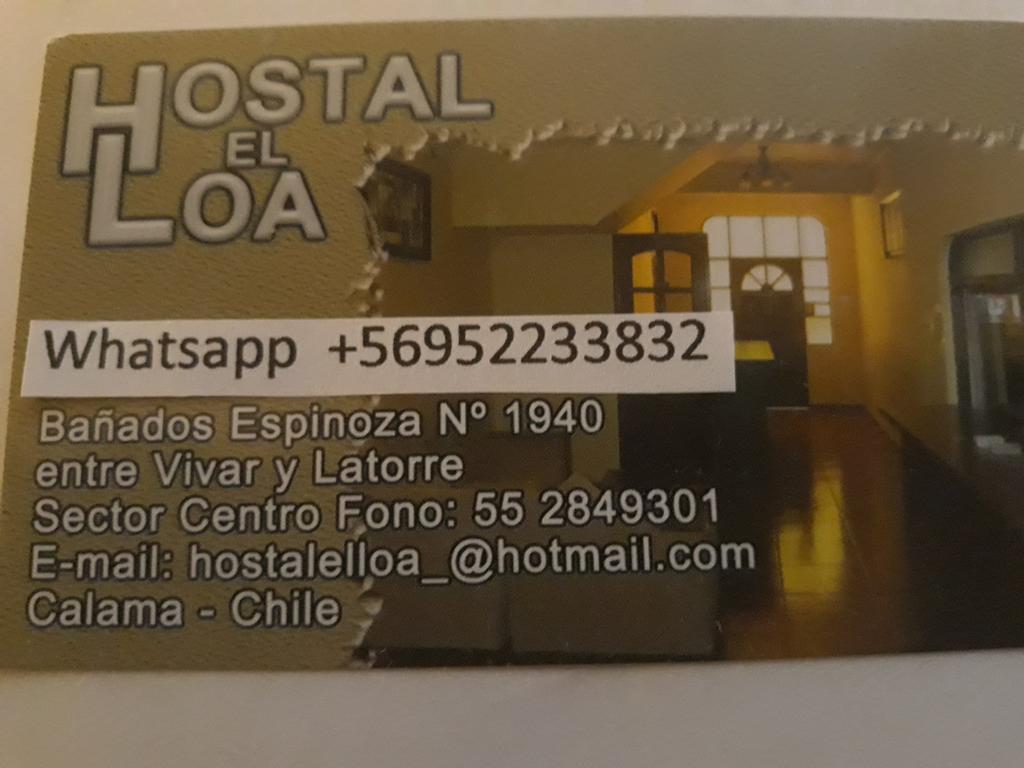 Hostal El Loa Calama Exterior foto
